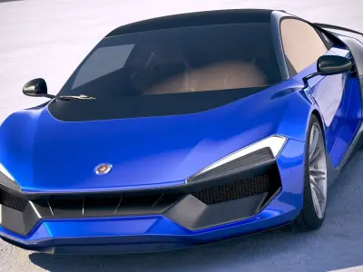 Generic Supercar 2018 3D model