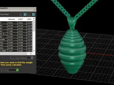 Hive pendant Free 3D print model