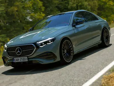 Mercedes-Benz E-class AMG 2024 3D model