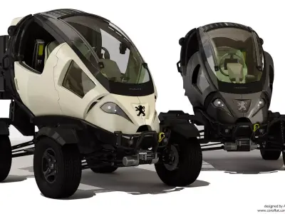 capsule peugeot car 3D model