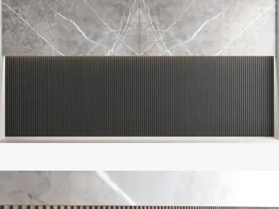 Decorative wall panel set 70 3D model