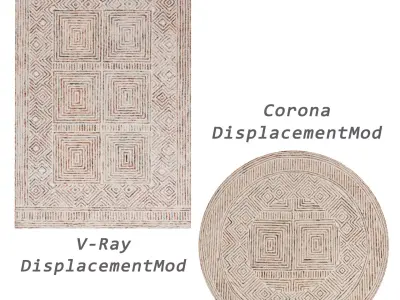 Rugs No 1045 Low-poly 3D model