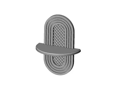 Mesh floating shelf wall decor and mirror frame 3D print model
