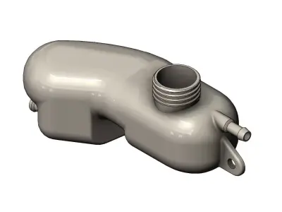 Coolant Tank for Yamaha Aerox and MBK Nitro bikes 3D print model