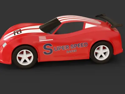 toy racing car  3D model