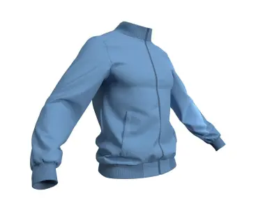Male Sport Jacket - Marvelous Designer 3D model
