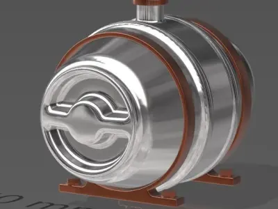 Olympia Keg Hot Rod Fuel Tank 3D print model