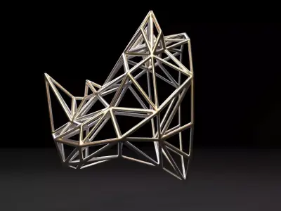 Rhinoceros on the wall 3D print model