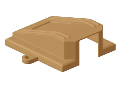 Plastic Automotive ECU Enclosure Toy 3D model