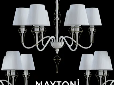 Chandelier Frame ARM709-PL-06-W Maytoni Classic Free 3D model