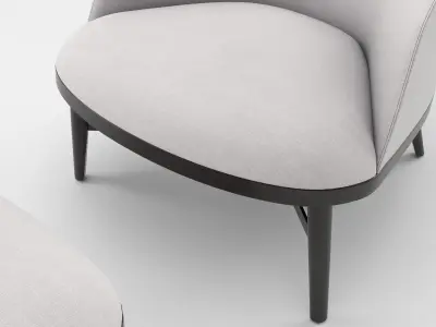 Stellar Works - Bund Lounge Chair 3D model