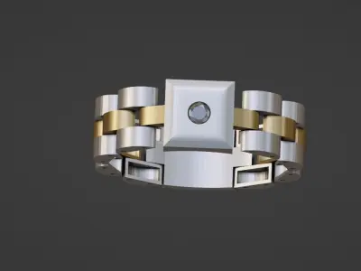 bracelet  movable ring  3D print model