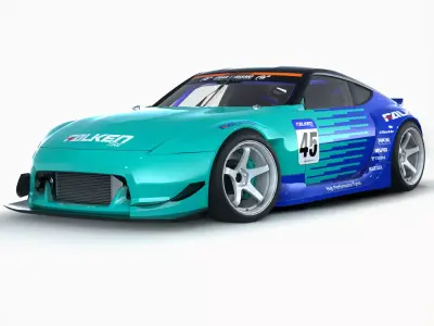 Nissan Z Falken Blind Bodykit 3D model