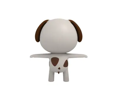 Little Dog 3D model