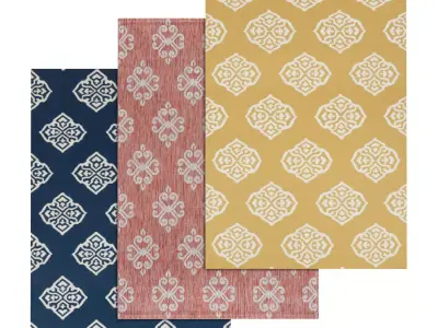 Rug Set 1016 3D model