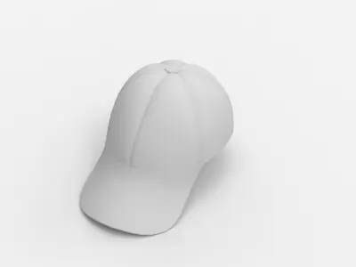 Baseball cap - hat 3D model