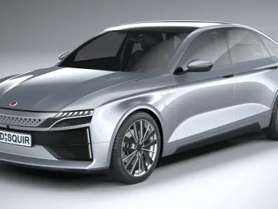 Generic Sedan EV 2023 3D model