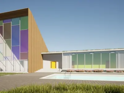 Modern House 1 3D model