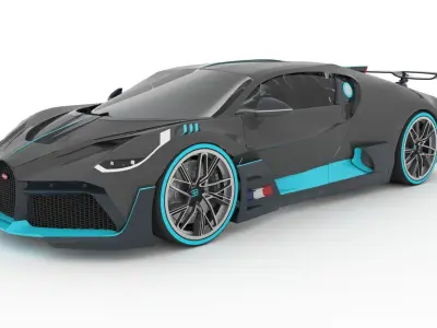 Bugatti Divo 3D model