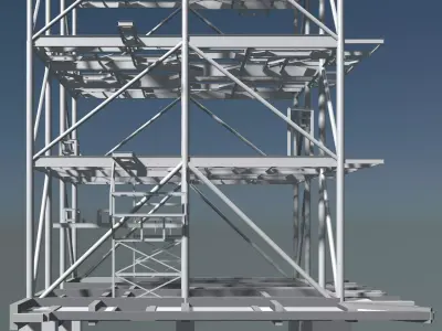 Industrial tower 25i29 3D model