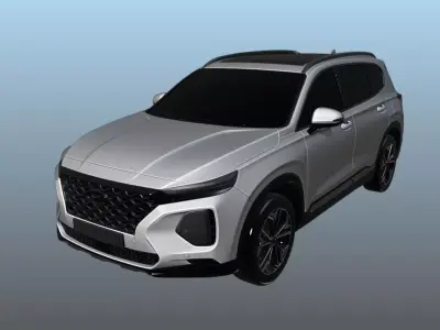 Hyundai Santa Fe 2019 3D model