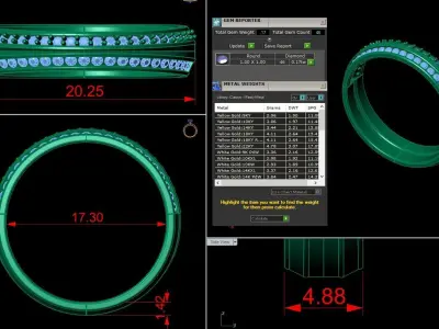 Jewelry Ring 3D print model