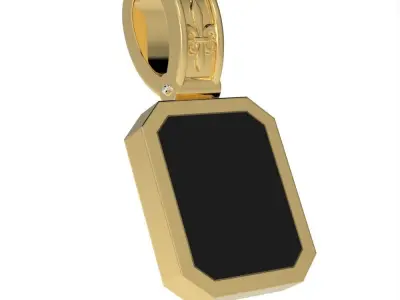 Onyx pendant 3D print model