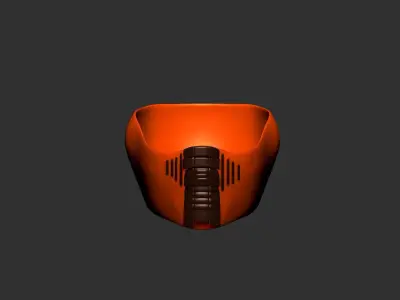 helmet high poly sculpt 3d printable  3D model 14