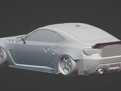 Toyota GT86 Rallybacker FZRNS6 3D model