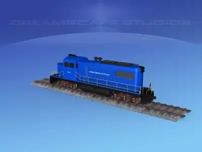 Diesel Locomotive V07 3D model