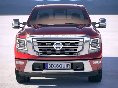 Nissan Titan 2020 3D model