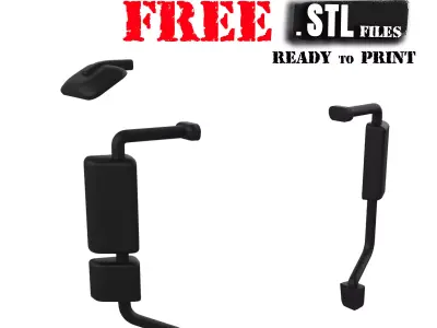 Free download Mirror for old truck 3D Printable STL Model  Free 3D print model