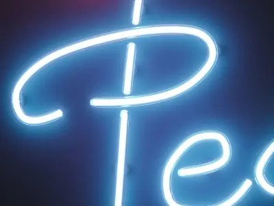 Neon Set 10 3D model