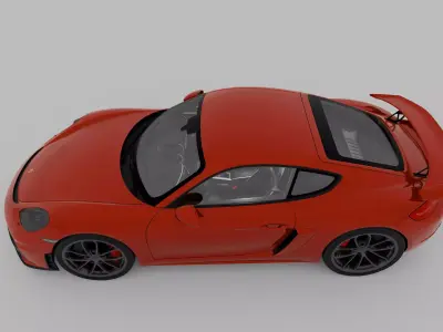 Porsche Cayman GT4 3D model
