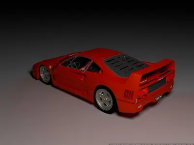 Ferrari F40 3D model buy
