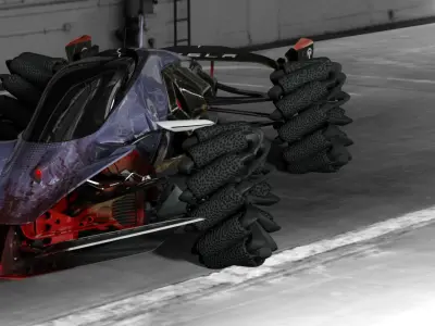 SpaceX INSECTA Low-poly 3D model