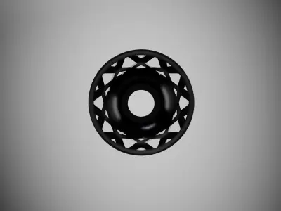 Faceted lampshade Free 3D print model