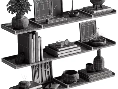 Decorative set 42 3D model