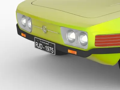 Volkswagen SP2 1975 3DS MAX 2016 VRAY READY 3D model