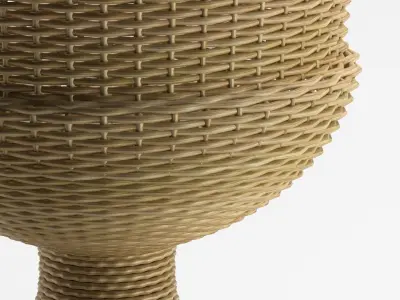 Decoration 38 rattan 3D model