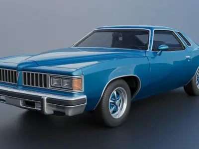 Pontiac LeMans 1977 3D print model
