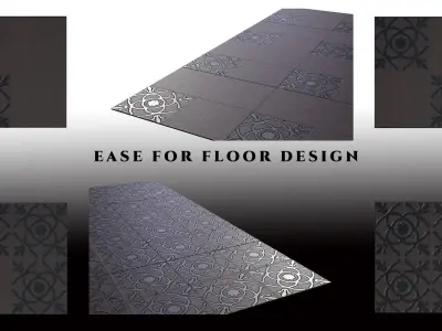 Luxury Floor - Wooden Tiles 01 Low-poly 3D model