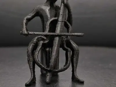 Cello Statue 3D print model