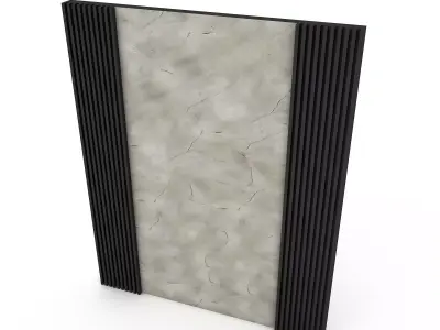 wall decor 3D model Low-poly 3D model