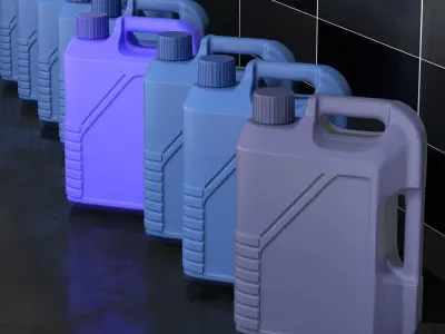 Mobil Engine Oil  3D model