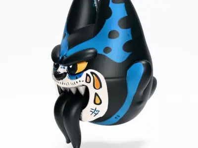 Boo Cell Tattoo from Mario Bros toy 3D print model