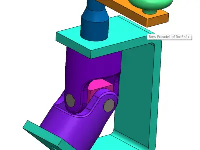 Universal Joint 3D model