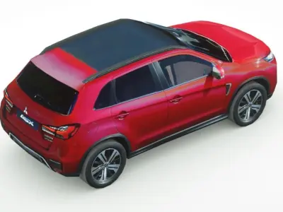 Mitsubishi ASX 2020 Low-poly 3D model