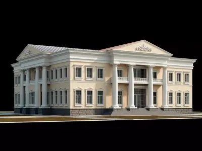 Classic villa 3 3D model