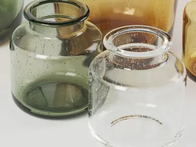 Vase Set 21 3D model